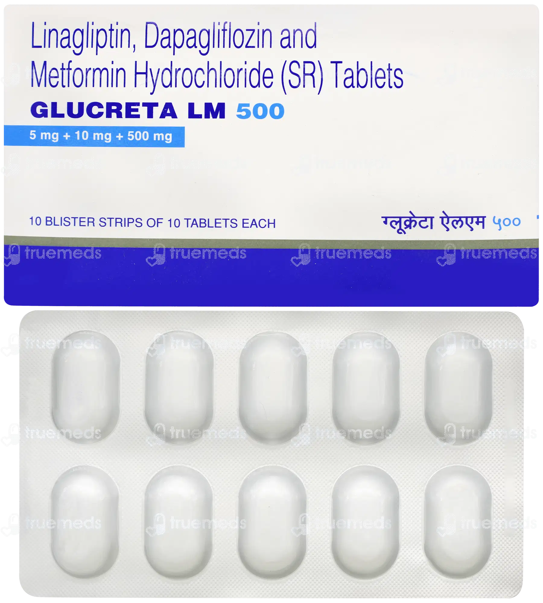 GLUCRETA LM 500 TAB