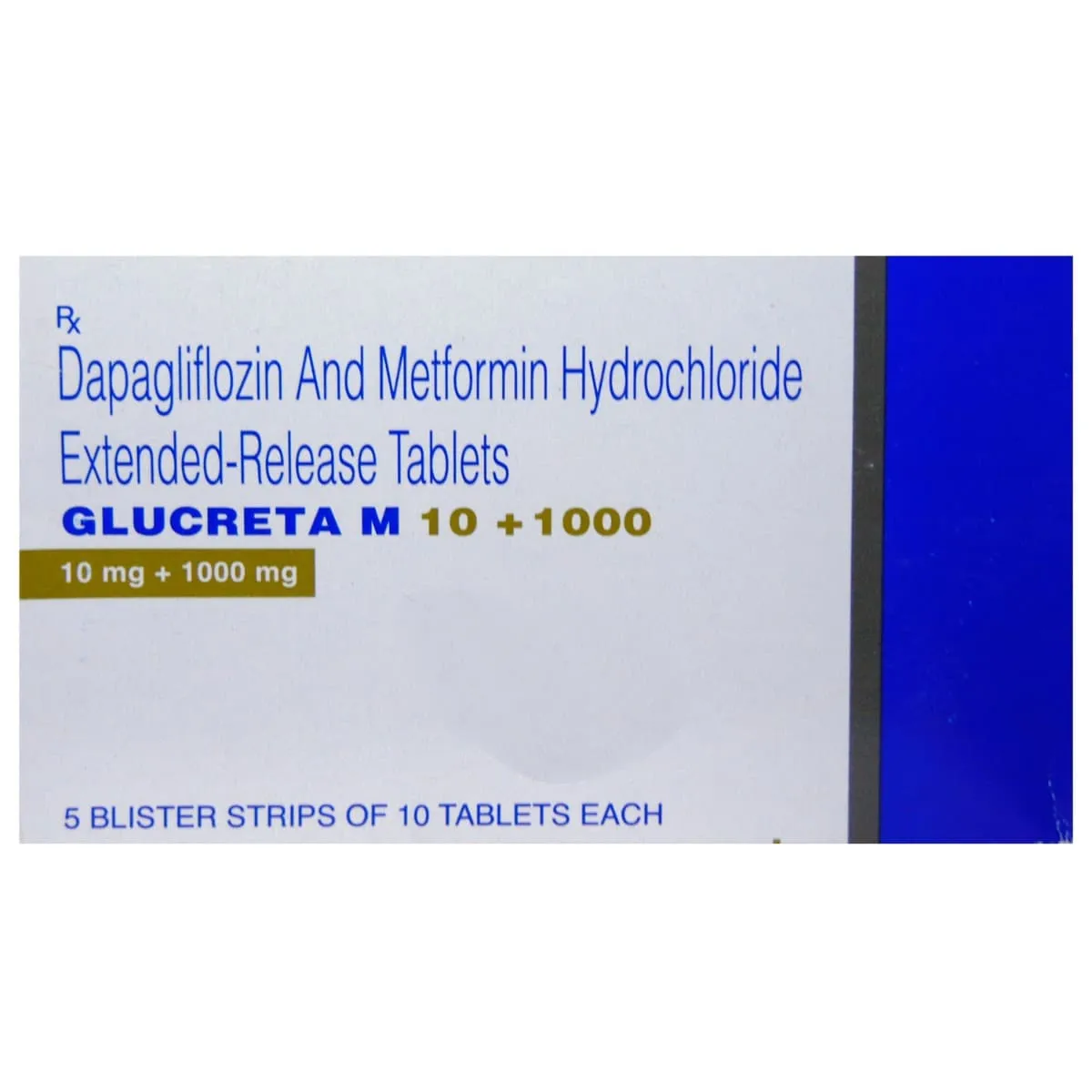 GLUCRETA M 10+1000 TAB