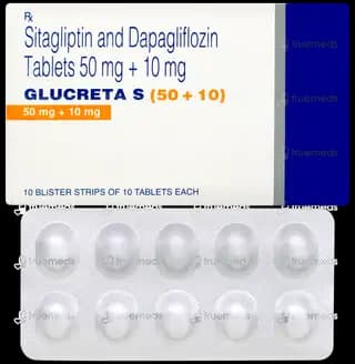GLUCRETA S (10+50) TAB