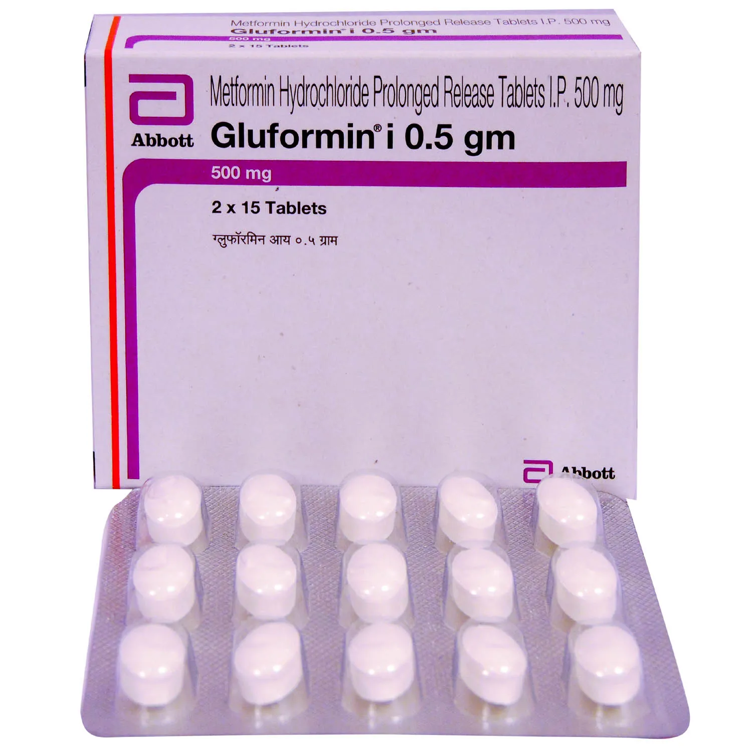 GLUFORMIN I 0.5 TAB