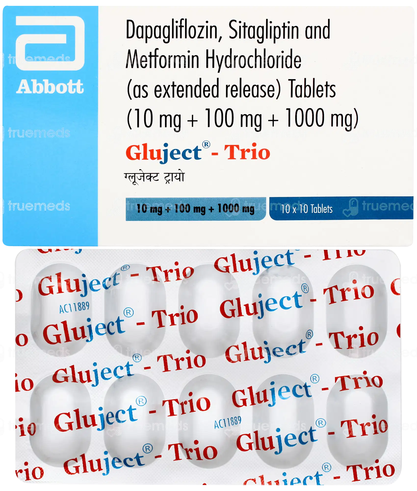 GLUJECT TRIO 1000 TAB