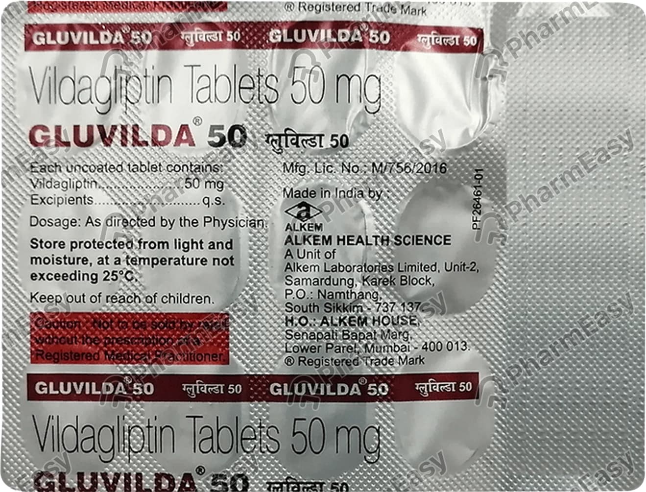 GLUVILDA 50MG TAB