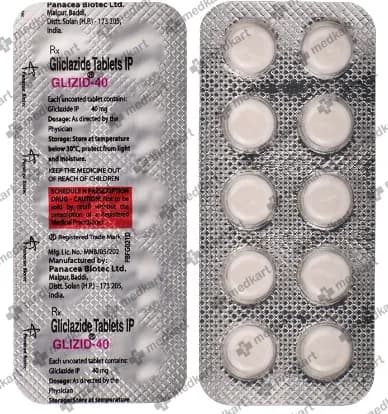 GLYCIDAY M 40MG TAB