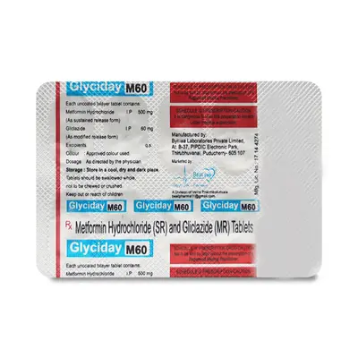 GLYCIDAY M 60MG TAB