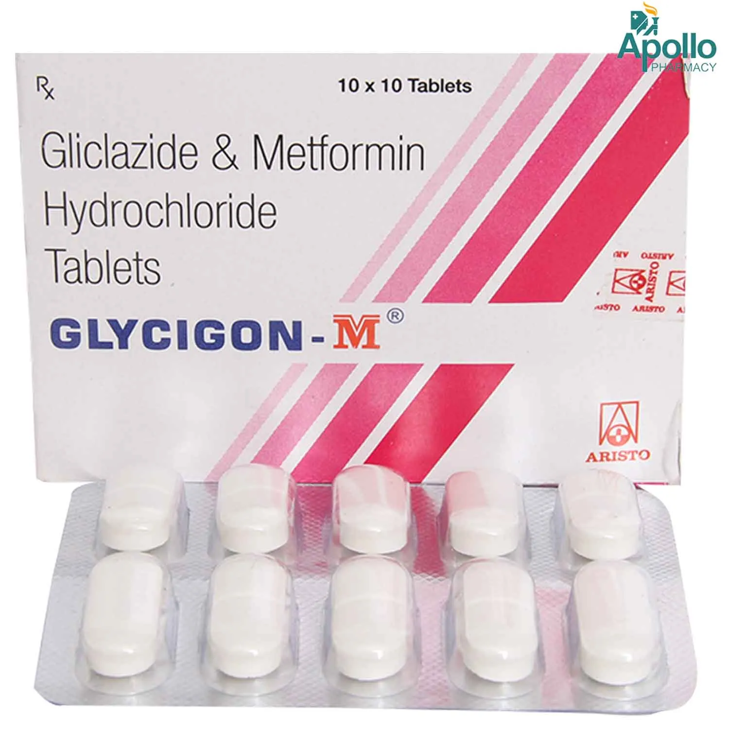 GLYCIGON-M 500MG 10`S