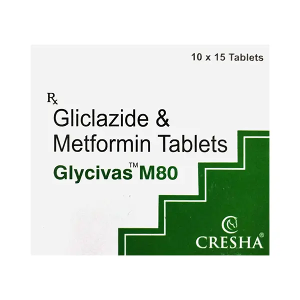 GLYCIVAS M 80MG TAB
