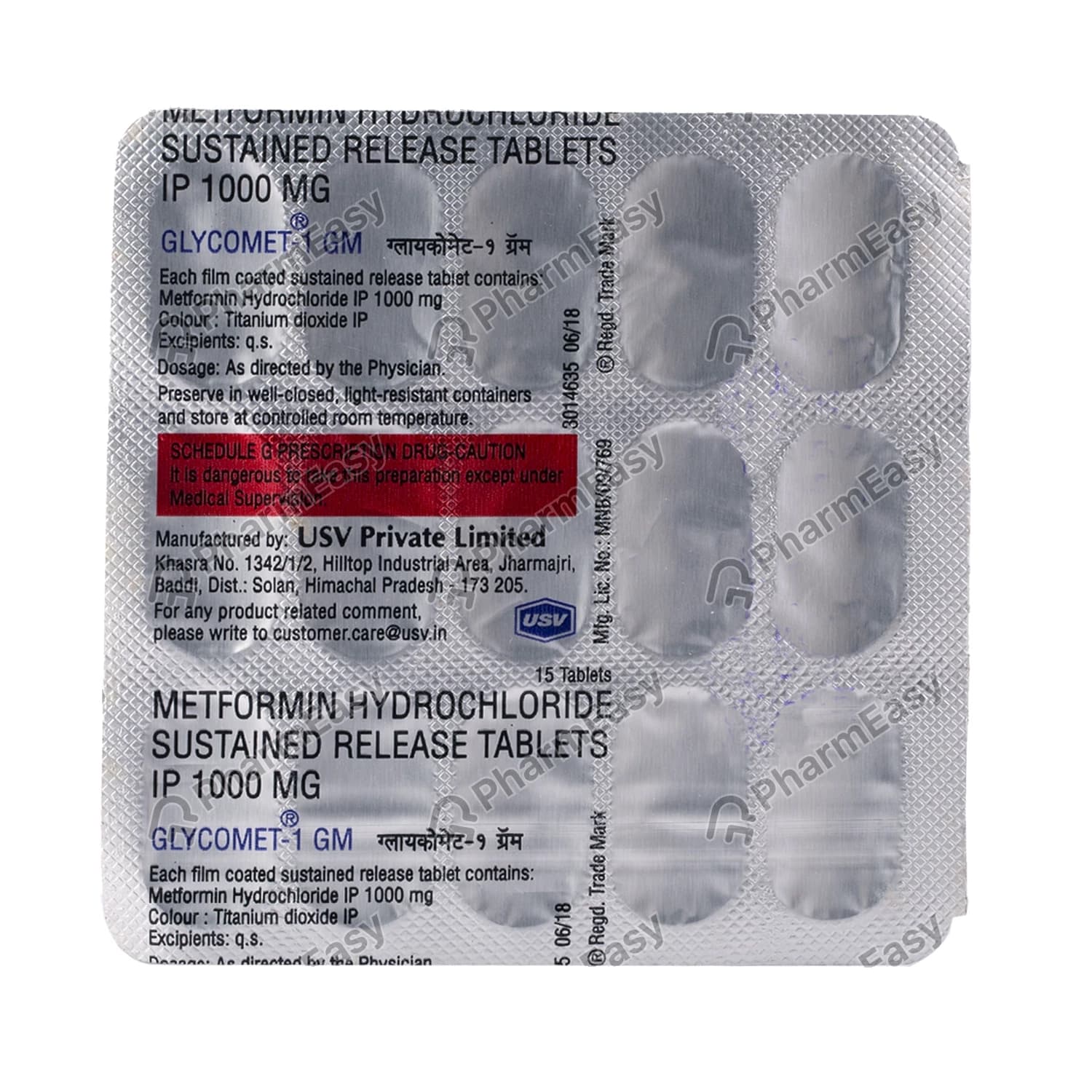 GLYCOMET 1GM