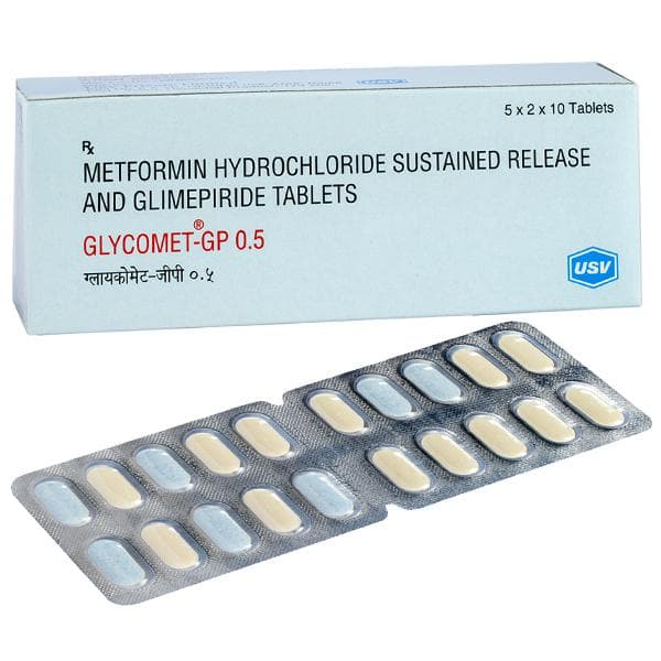 Glycomet GP 0.5 Tablet