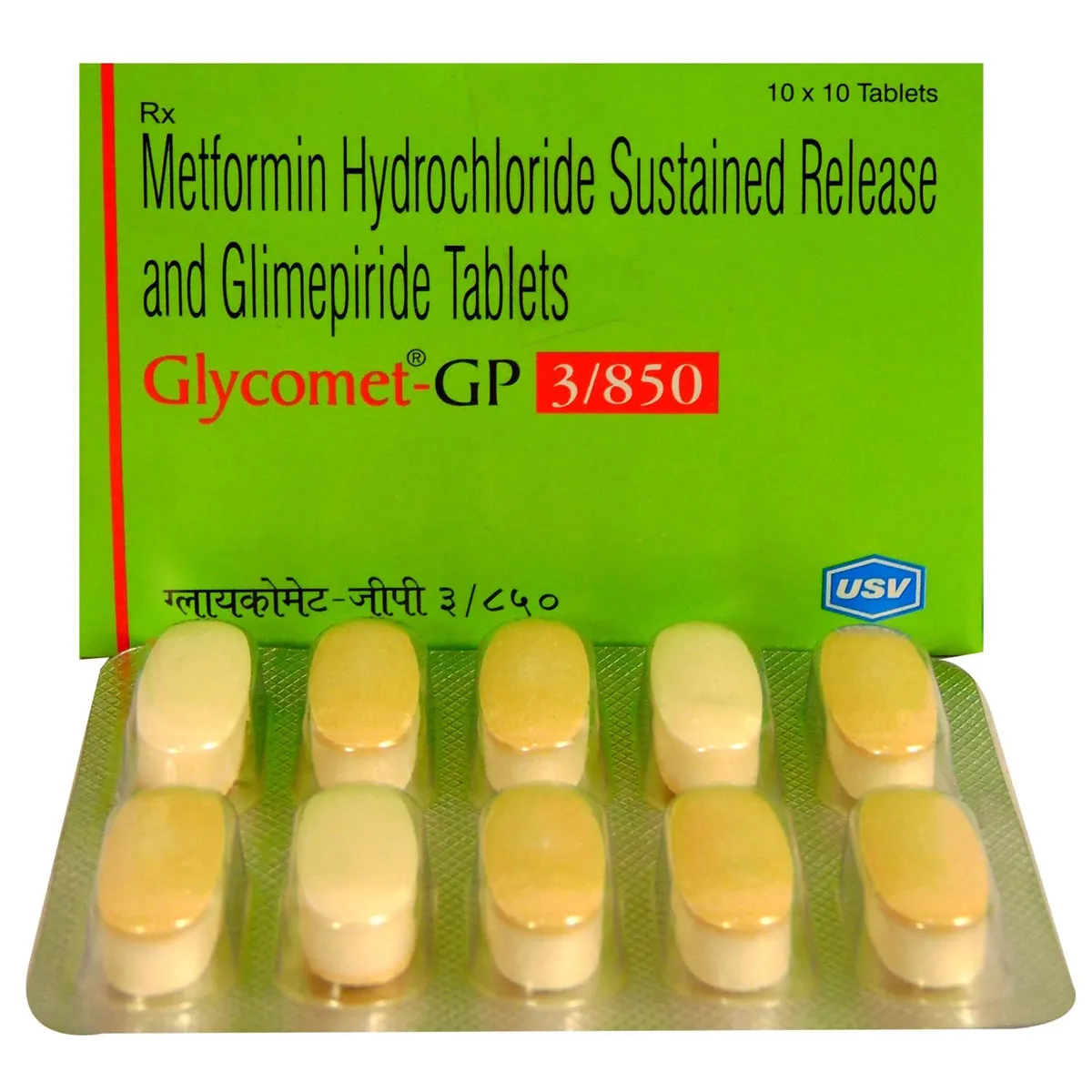 GLYCOMET GP 3/850 TAB