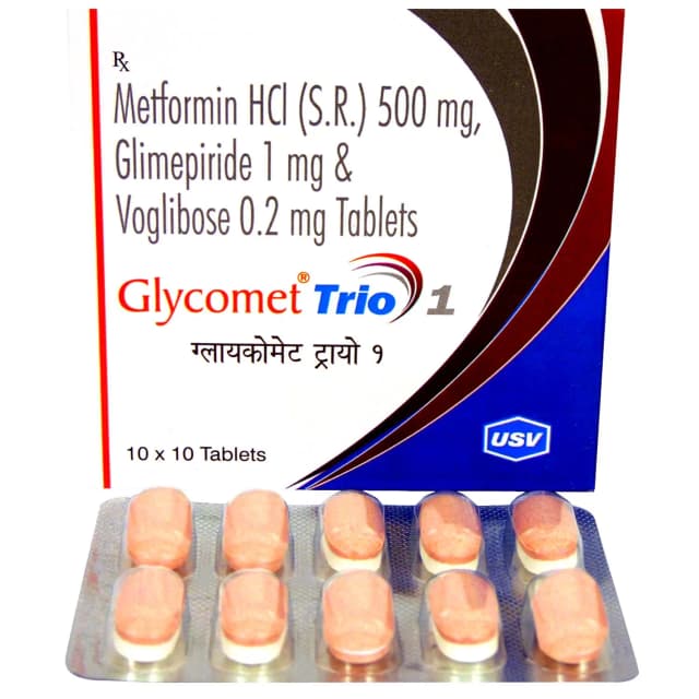 Glycomet Trio 1MG Tab