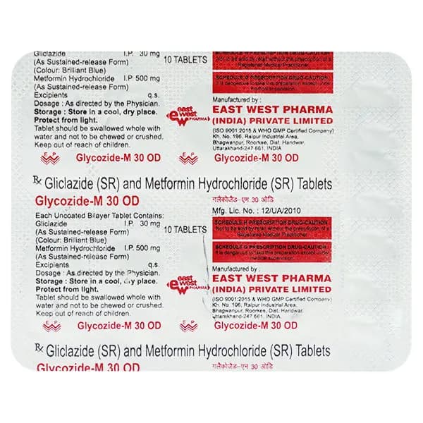 GLYCOZIDE 30 MR