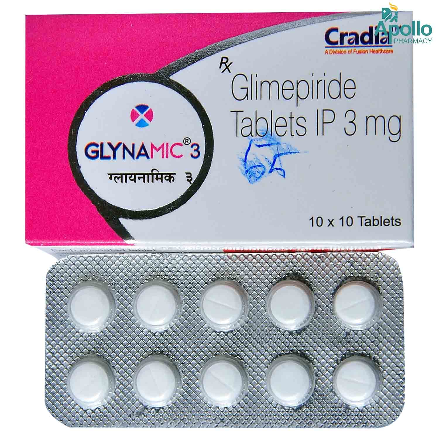 GLYNAMIC-MV 3/0.3MG TAB