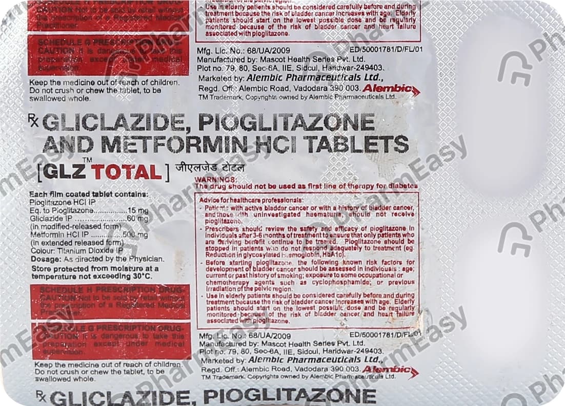 GLZ TOTAL TAB