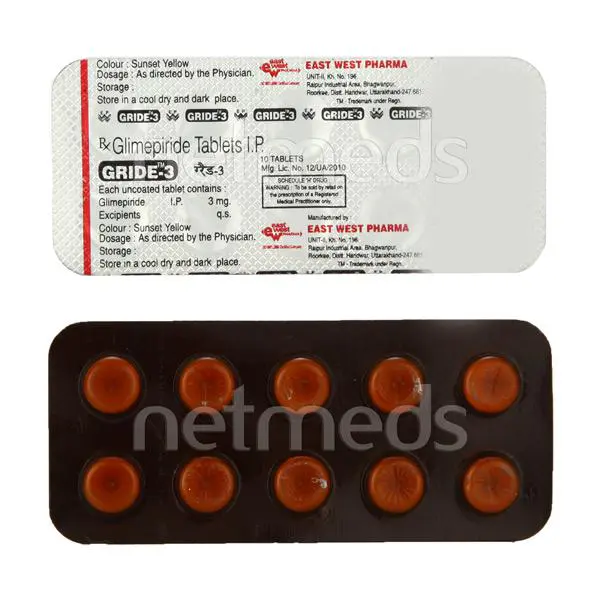 GRIDE 3MG TAB