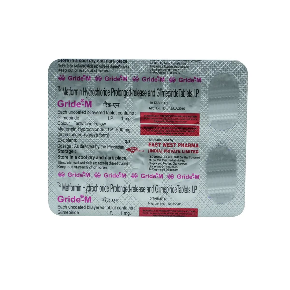 GRIDE-M 0.5MG TAB