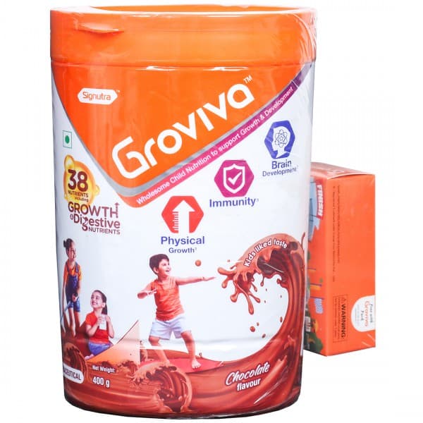 GROVIVA CHOC 400GM JAR