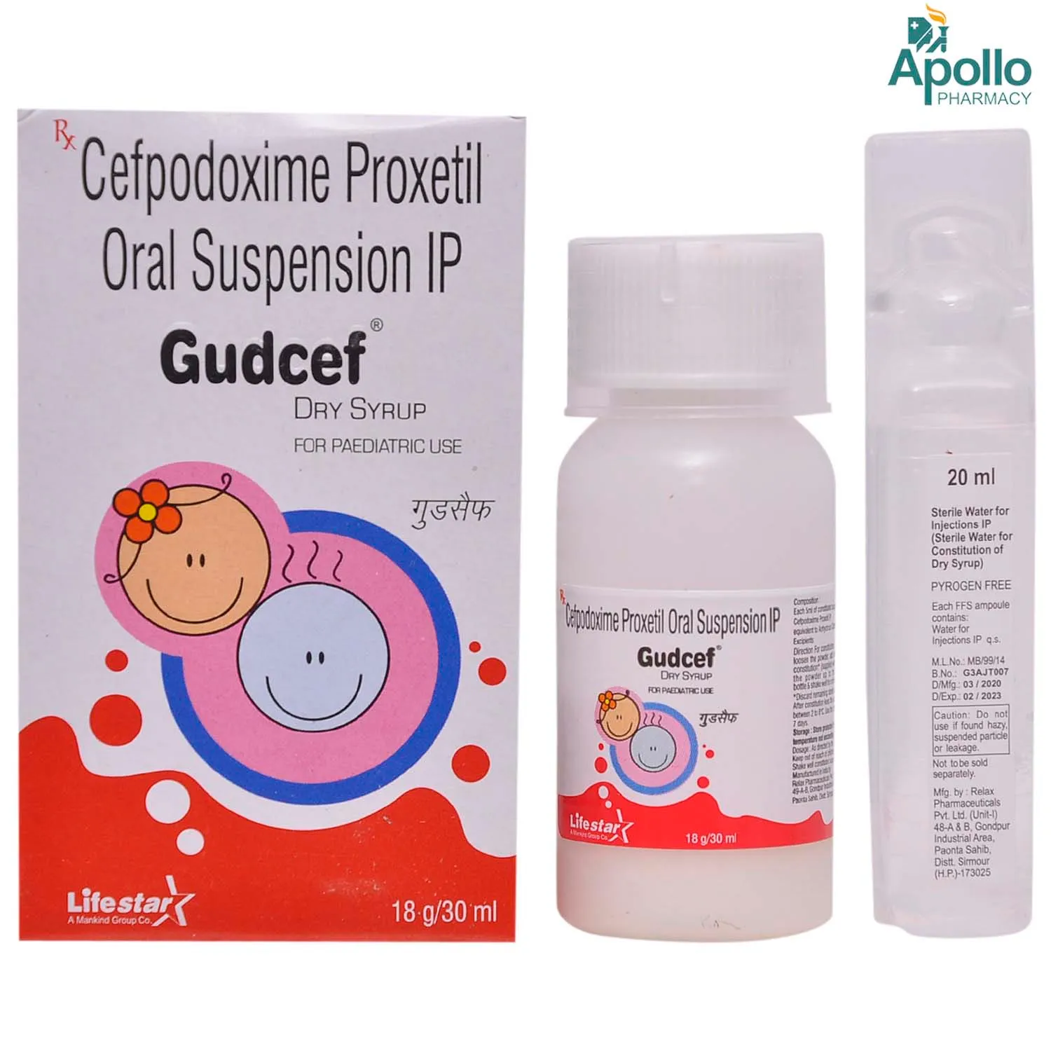 GUDCEF DRY SYRUP
