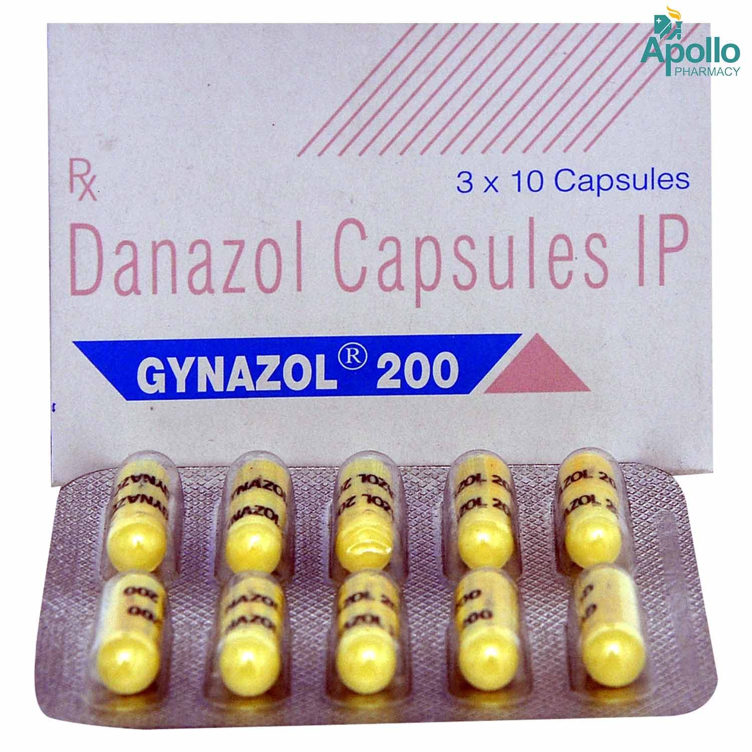 GYNAZOL 200MG CAPS 10`S