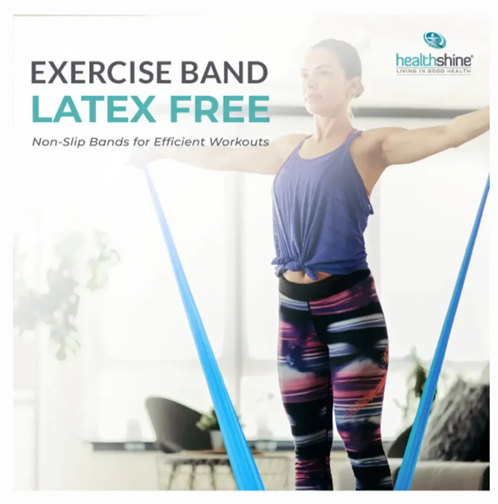 H Shine Excercise Band Blue