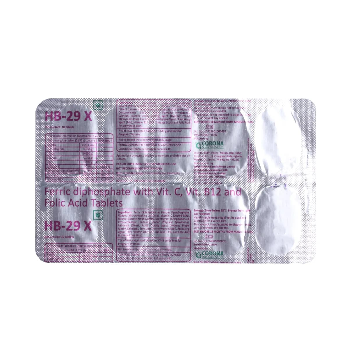 HB 29 X TAB