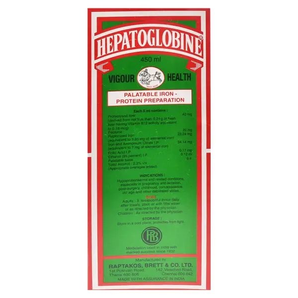 Hepatoglobine Syrup