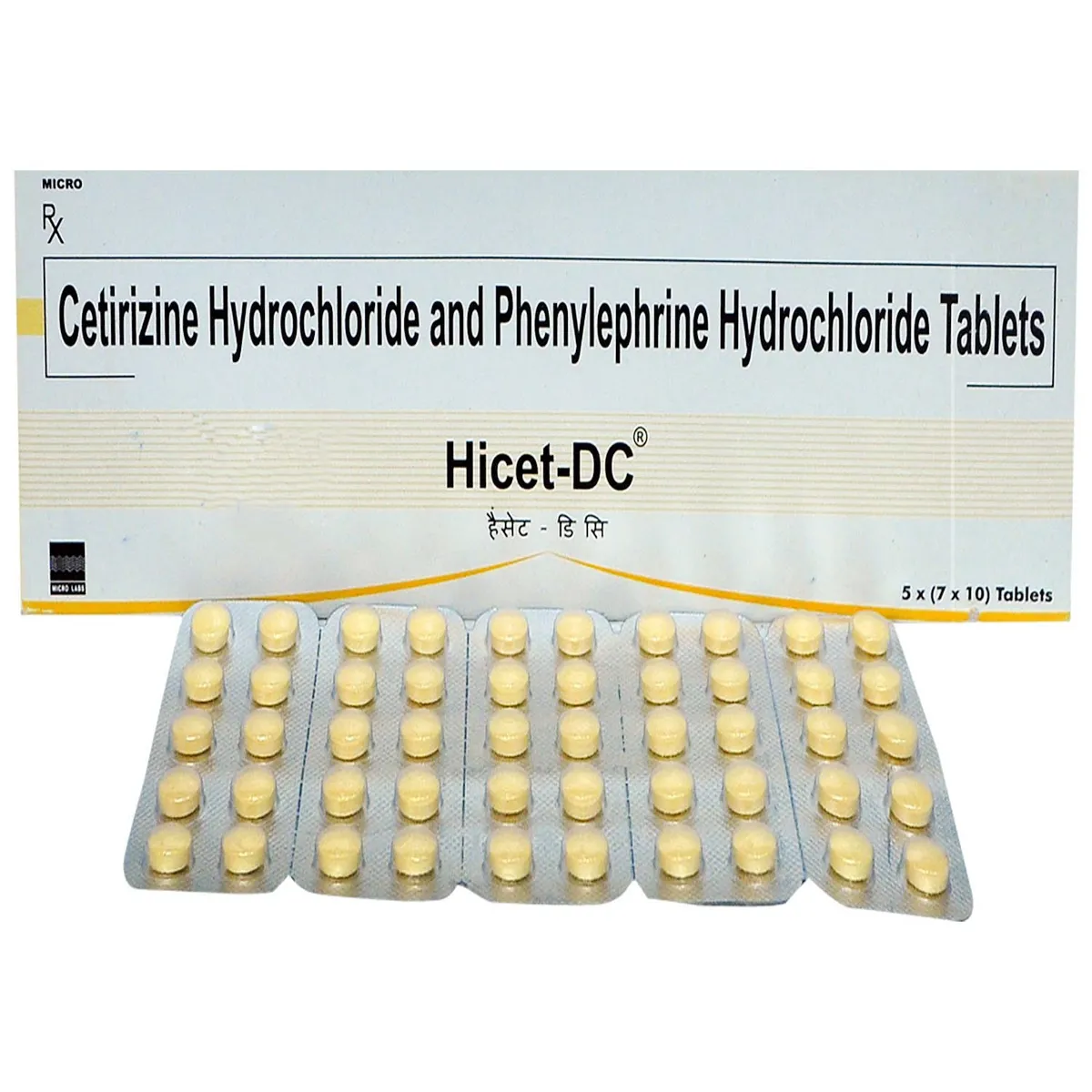 HICET DC TAB 10`S