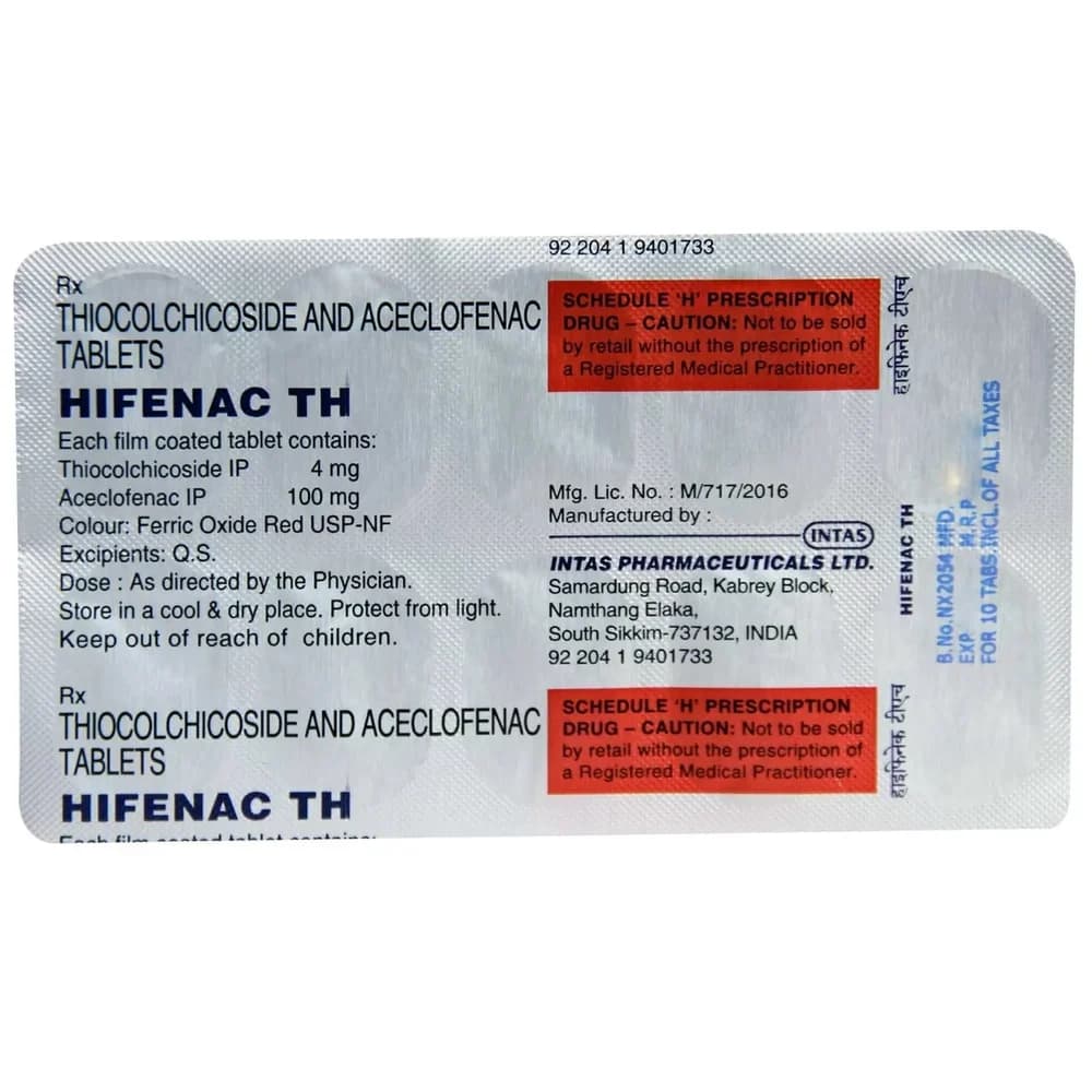 HIFENAC TH TAB