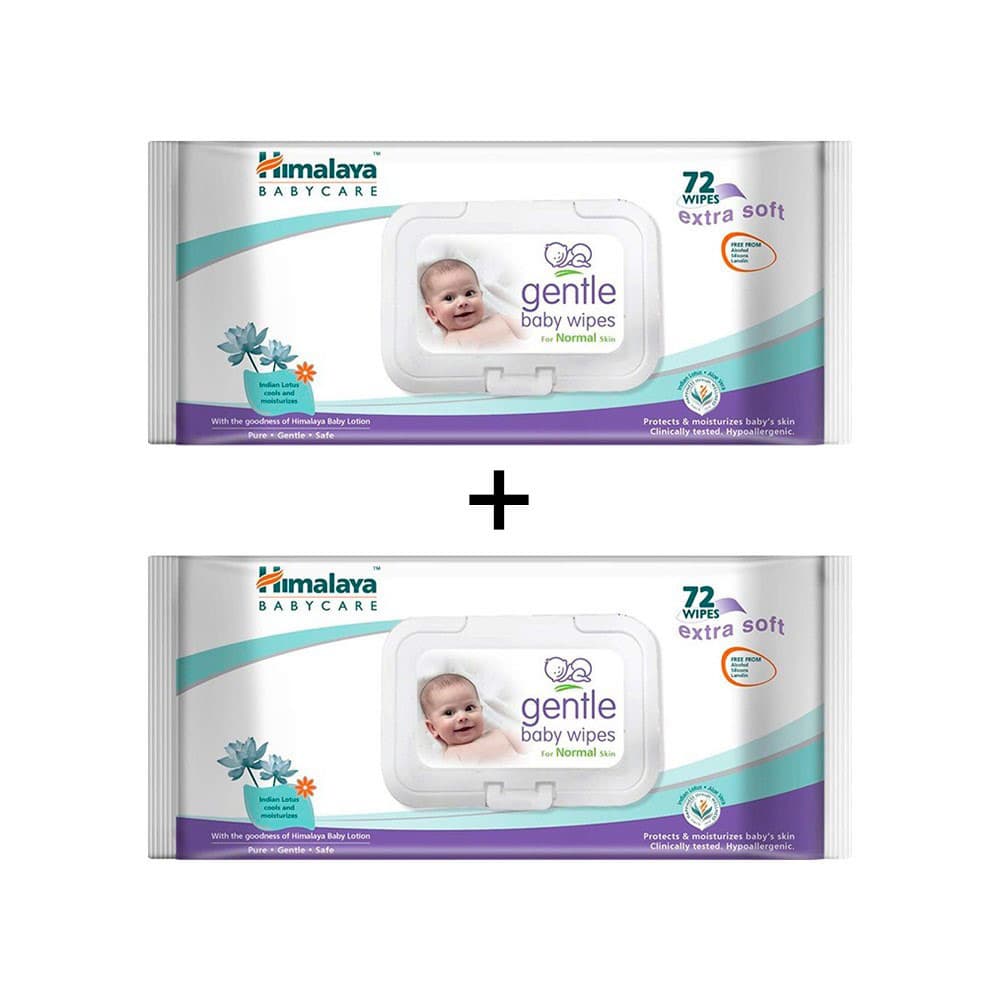 Himalaya Gentle Baby Wipes + Buy 1 Get 1