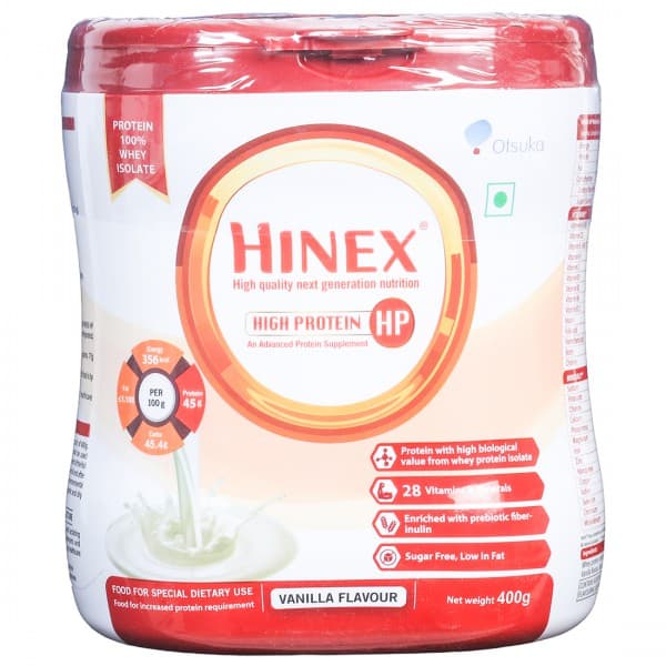 Hinex Hp Vanilla Flav Powder Jar