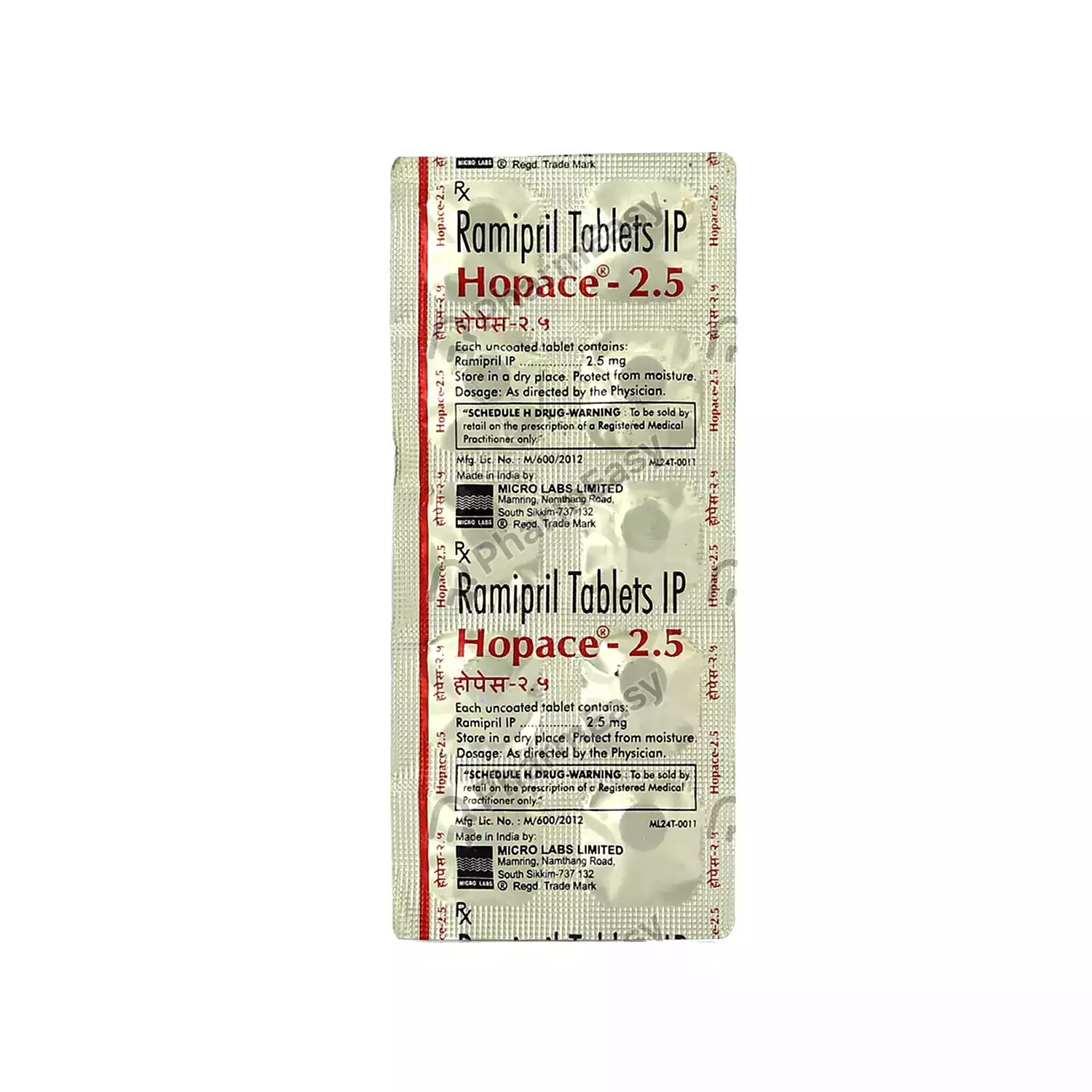 HOPACE-2.5MG TAB 10`S