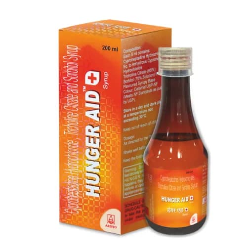 Hunger Aid Plus Syrup 200 Ml.