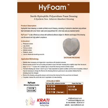 HYFOAM STERILE HYDROPHILIC FOAM DRESSING