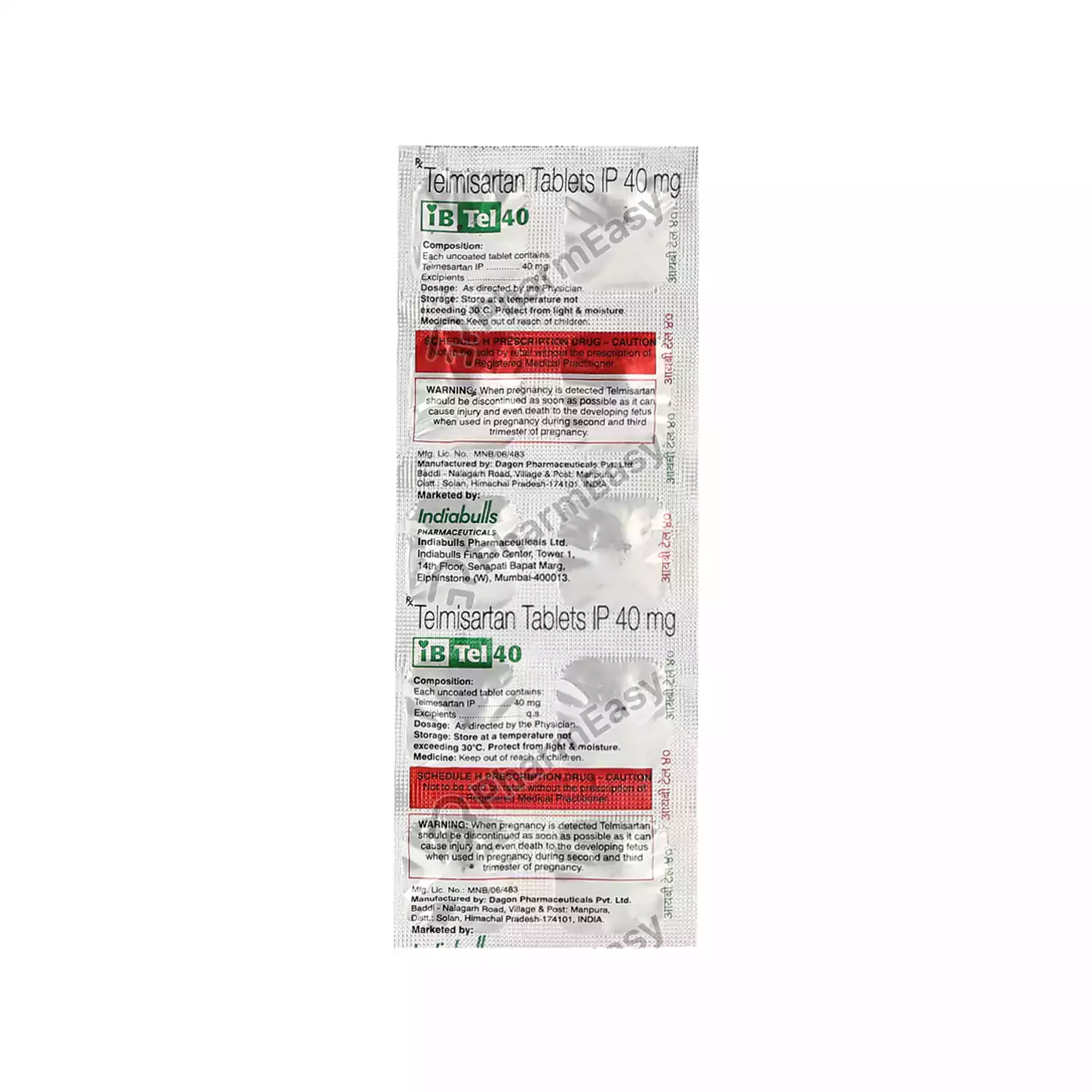 IBTEL 40MG TAB