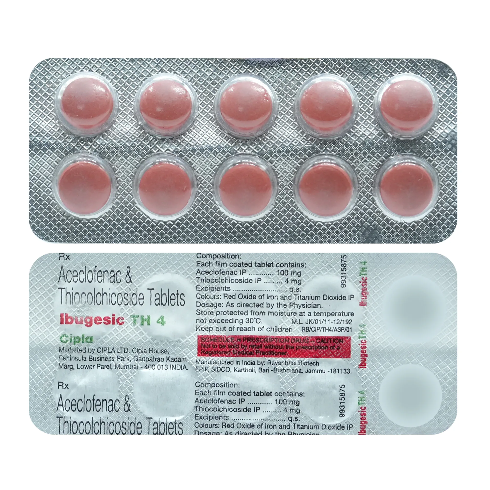 IBUGESIC TH 4MG TAB