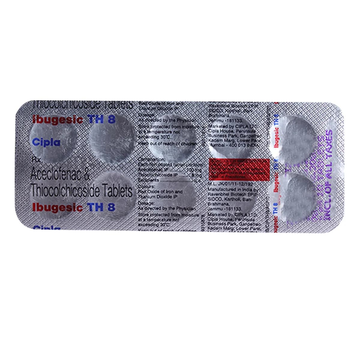 IBUGESIC TH 8MG TAB