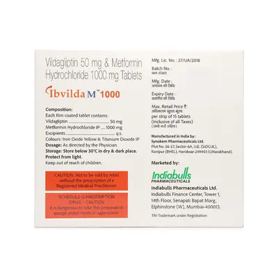 IBVILDA M 1000 TAB