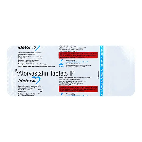 IDETOR 40MG TAB