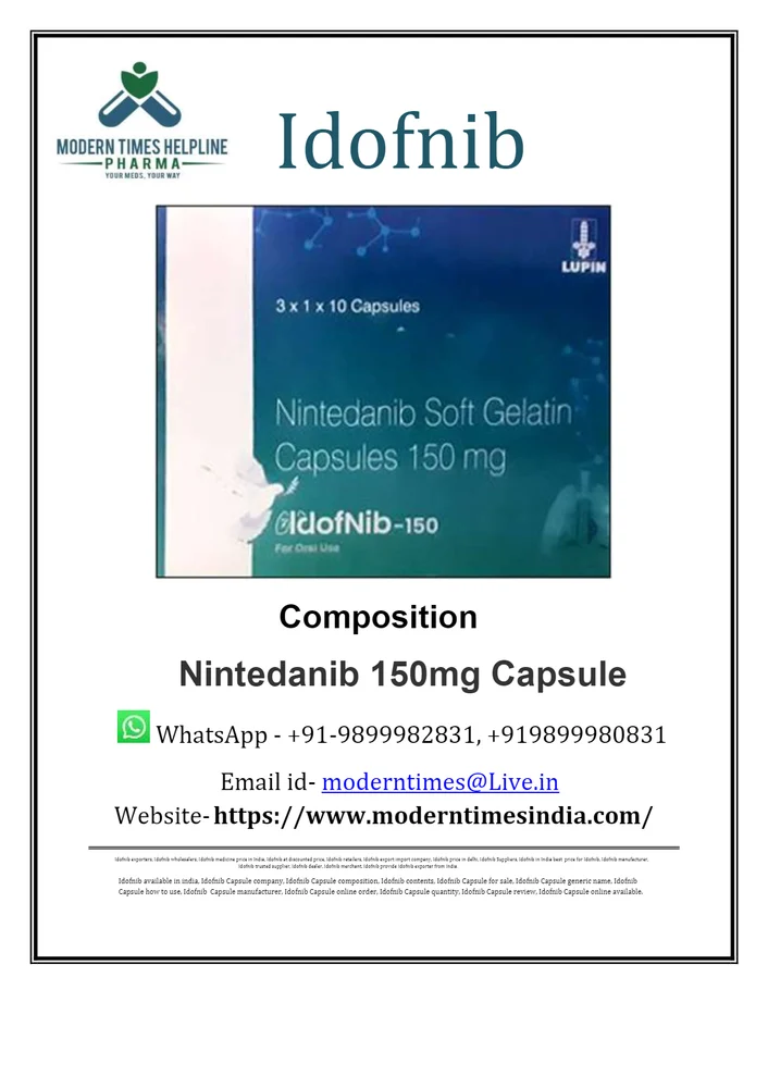 IDOFNIB 150MG CAP