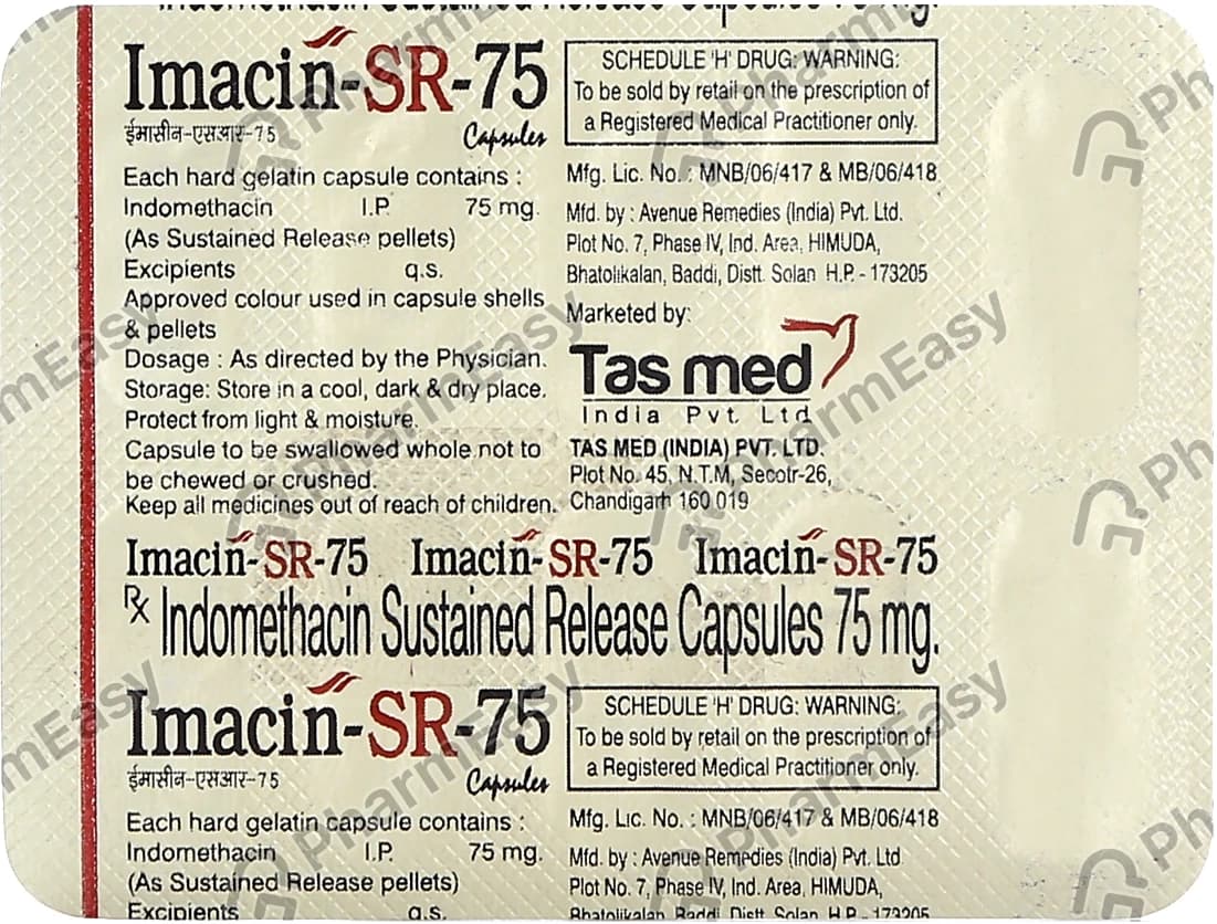 IMACIN SR 75MG TAB