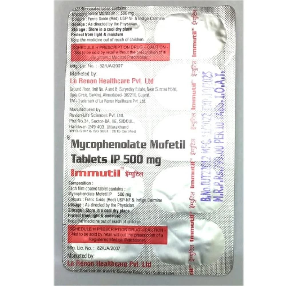 IMOFETIL-500MG TAB