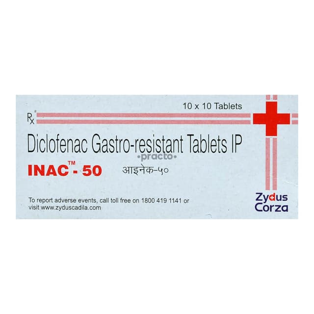 Inac 50MG Tab 10S