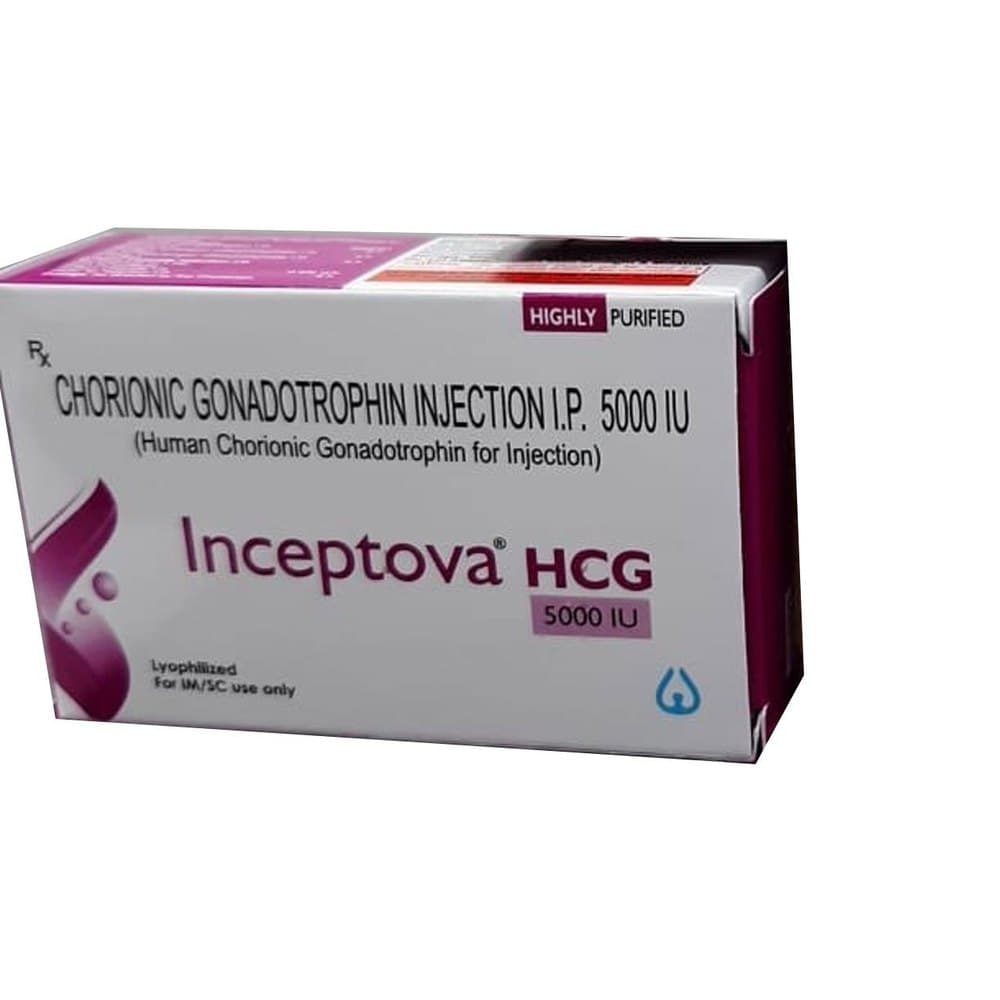 INCEPTOVA HCG 5000 IU