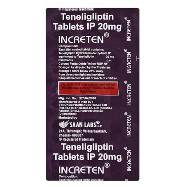 Increten 20 Tablet