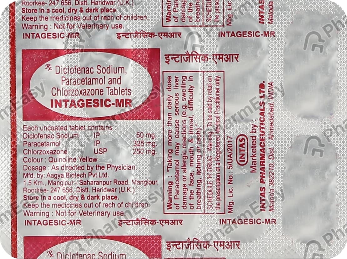 INTAGESIC MR TAB