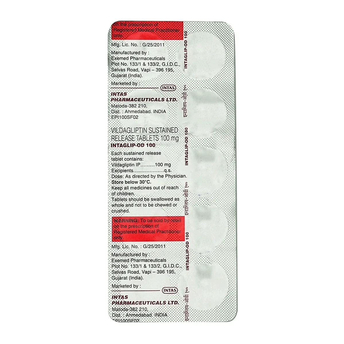 INTAGLIP OD 100 TAB