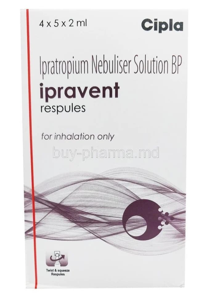 Ipravent Respules (5 Respules X 2 Ml)