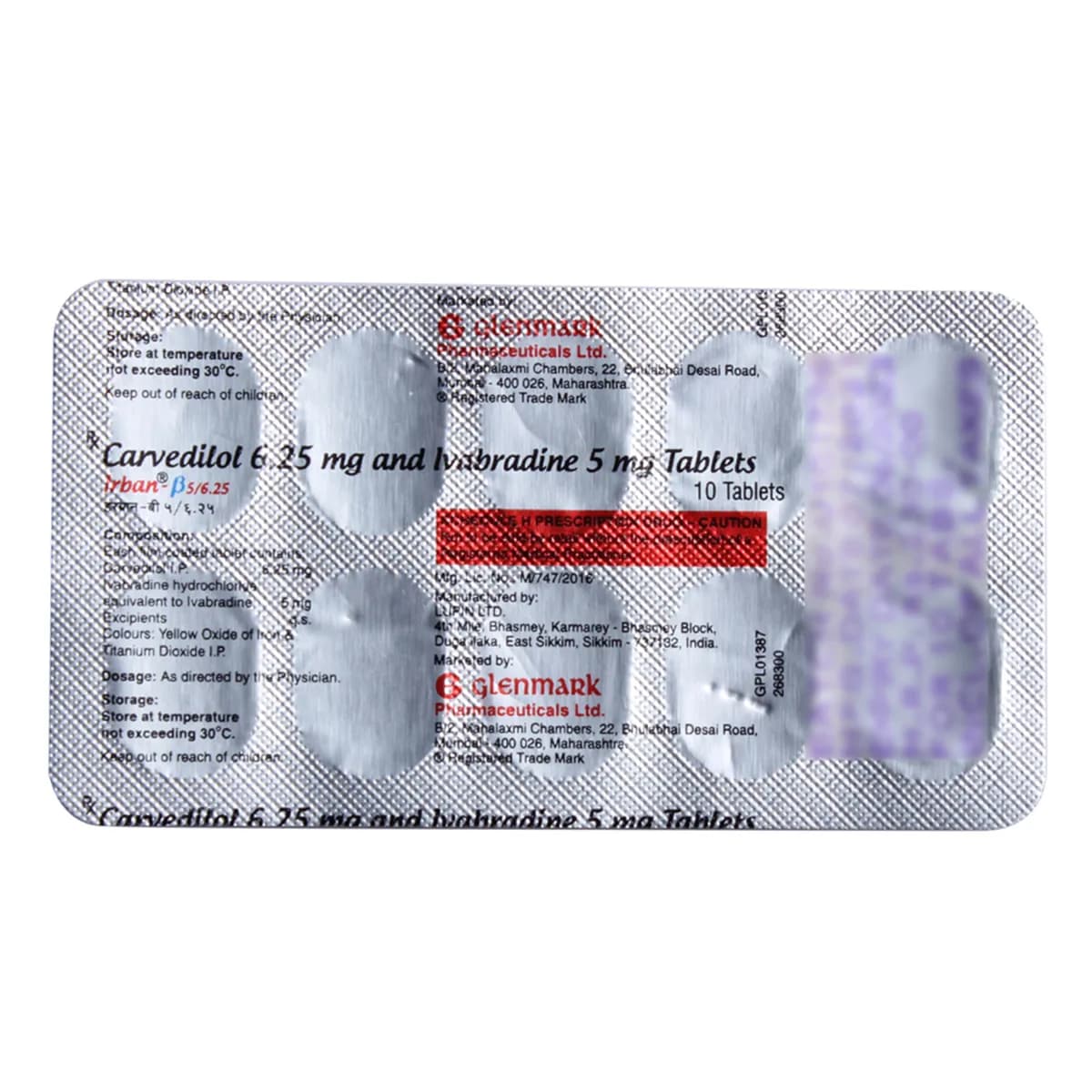 IRBAN-B 5/6.25 TAB