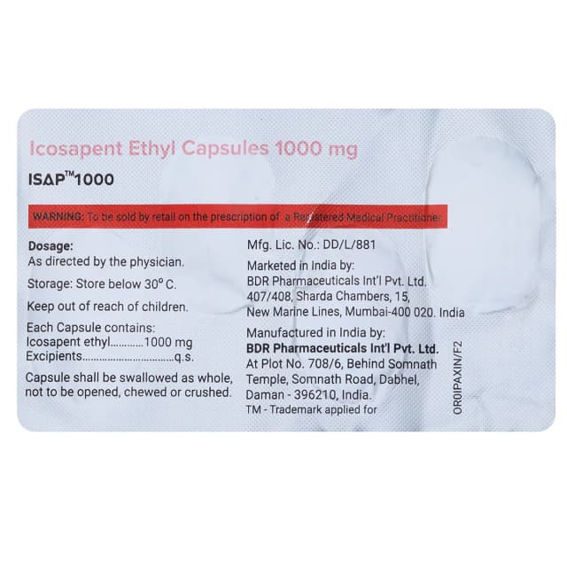 Isap 1000MG Cap