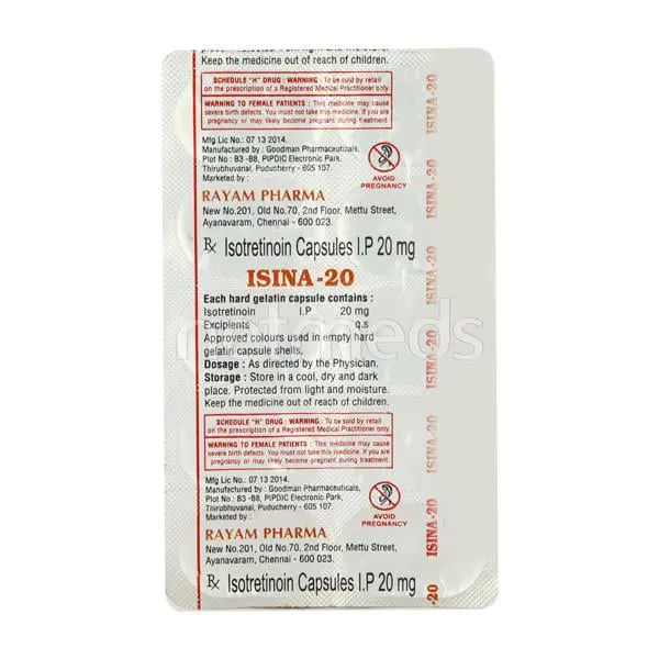 ISINA 10MG CAP