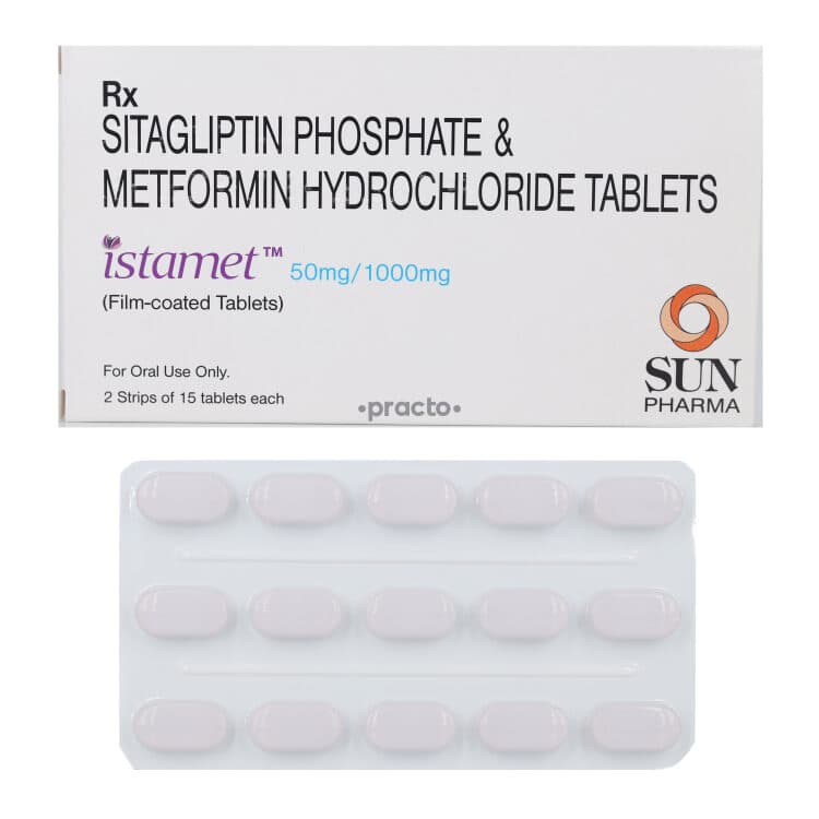 ISTAMET 50MG/1000MG